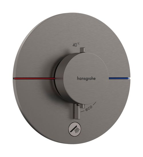 Hansgrohe-HG-ShowerSelect-Comfort-S-Thermostat-Unterputz-fuer-1-Verbraucher-und-einen-zusaetzlichen-Abgang-Brushed-Black-Chrome-15562340 gallery number 1